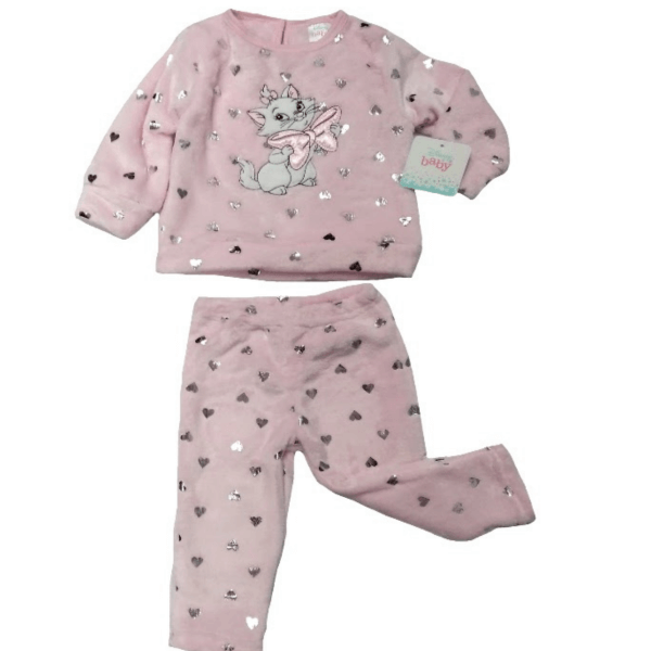 Marie Embroidery Set In Foil Fabric For Toddlers